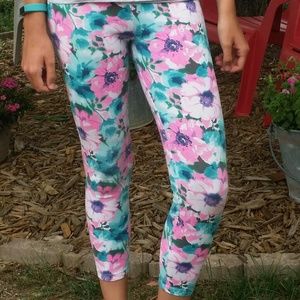 Kids Capri Flower Legging